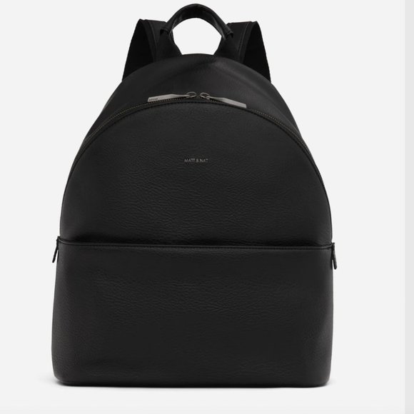 Matt & Nat Bags Matt Nat July Vegan Backpack Black Backpack Vegan